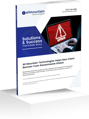 All Mountain Technologies Helps New Client Recover From Ransomware Attack